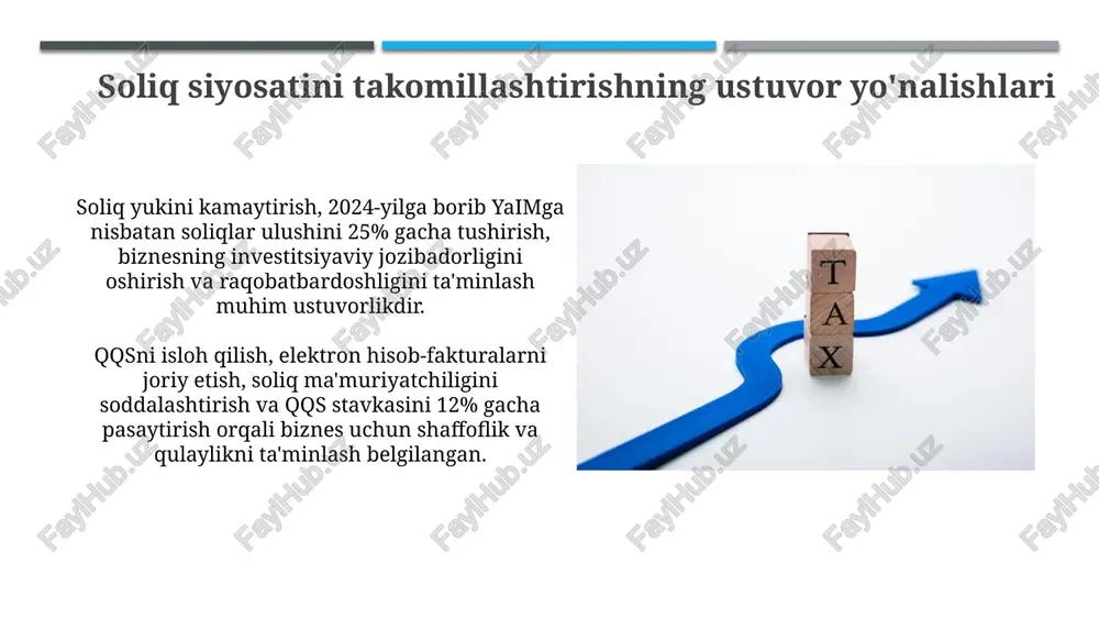 o'zbekiston soliq siyosatini takomillashtirish konsepsiyasi - Page 5