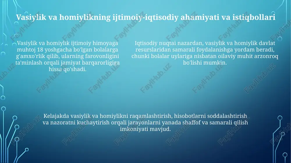 oʻzbekistonda hamda chet elda vasiylik va homiylik - Page 5