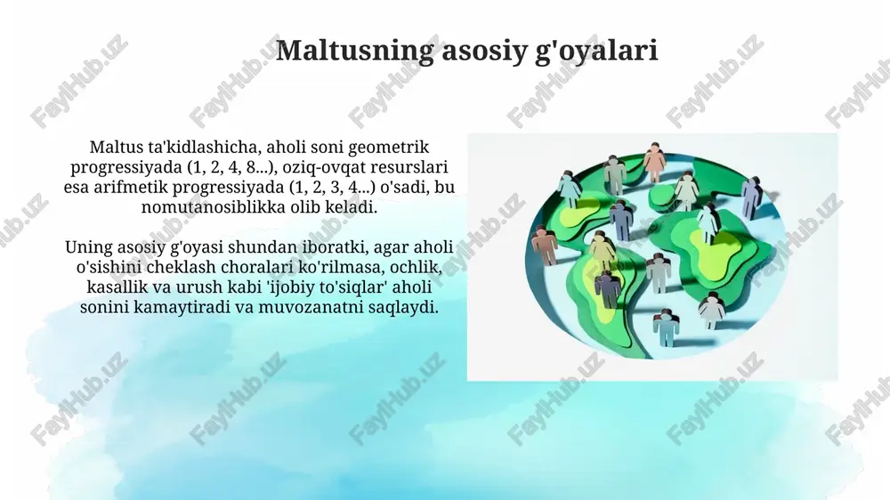 tomas maltus va aholi nazariyasi - Page 5