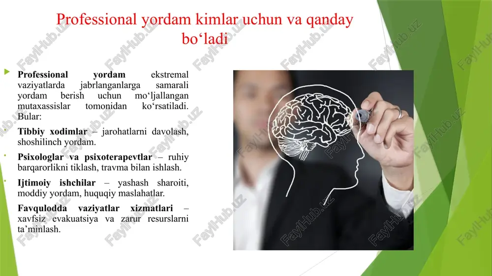 ekstremal jabrlanganlar va professionallarga yordam - Page 5