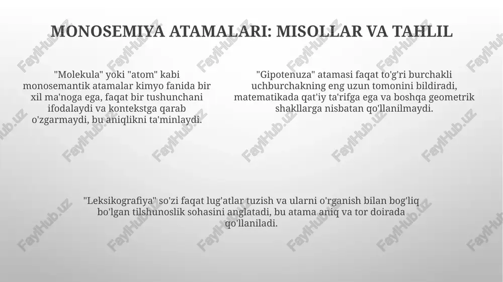 terminlarning monosemantik xarakteri - Page 5