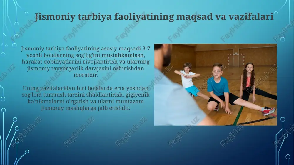 maktabgacha taʼlim tashkilotlarida jismoniy tarbiya boʻyicha ishni rejalashtirish - Page 5