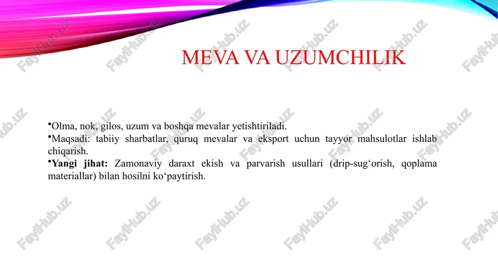 oltiariq qishloq xoʻjaligi tarmoqlari - Page 5