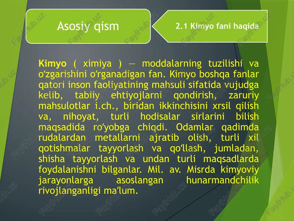 o`zaro chambarchas bog`liqligini o`quvchiga yetkazish pedagoklarning asosiy maqsadlaridan biridir. xulosa e`tiboringiz uchun rahmat!!! image4.jpeg image1.png image2.png image3.png image5.jpg image6.jpeg image7.jpg image8.jpg image9.png image10.wmf image11.wmf oleobject1.bin oleobject2.bin oleobject3.bin image12.jpeg looking through a microscope ) ( t r r r r = ) ( ) ( ) ( 3 2 1 t f z t f y t f x = = = /docprops/thumbnail.jpeg