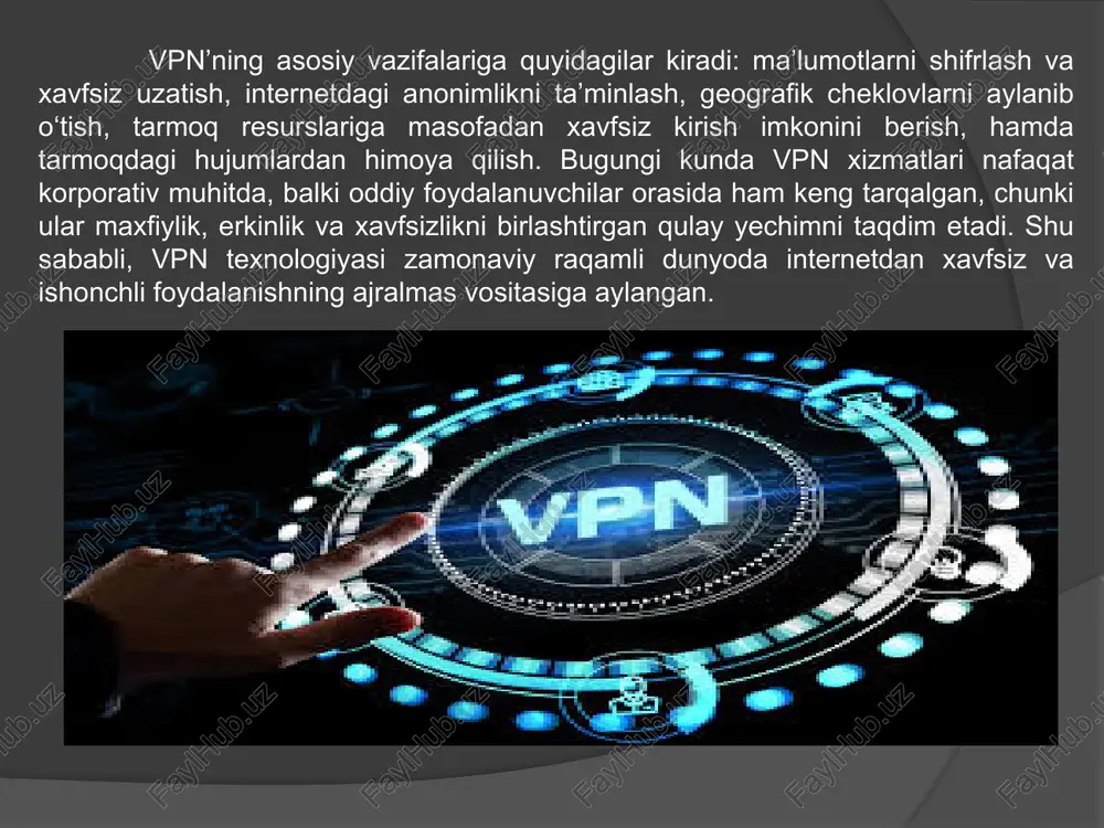 vpn (virtualshaxsiytarmoq)tushunchasivaprotokollari - Page 5