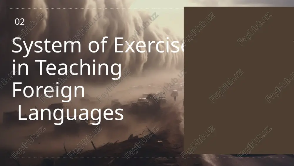 eaching meaning and system of exercise in teaching foreign languages - Page 5