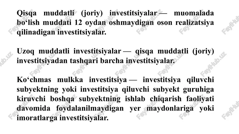 moliyaviy investitsiyalar - Page 5