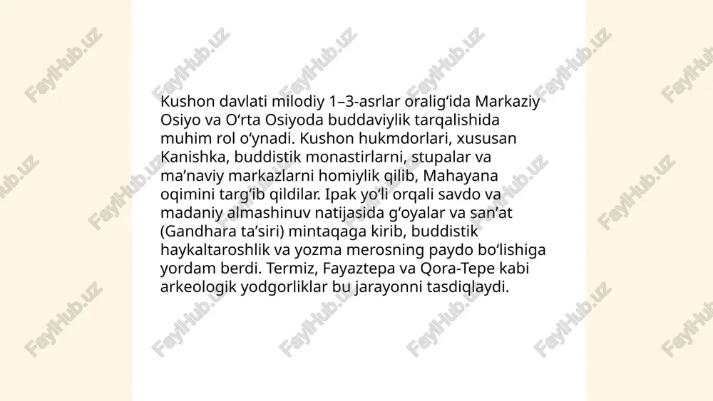 oʻzbekistonda buddaviylik dinining tarixiy ildizlari - Page 5