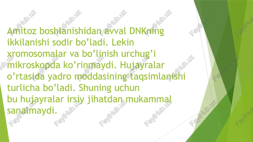 hujayra boʻlinishining norasmiy tiplari - Page 5