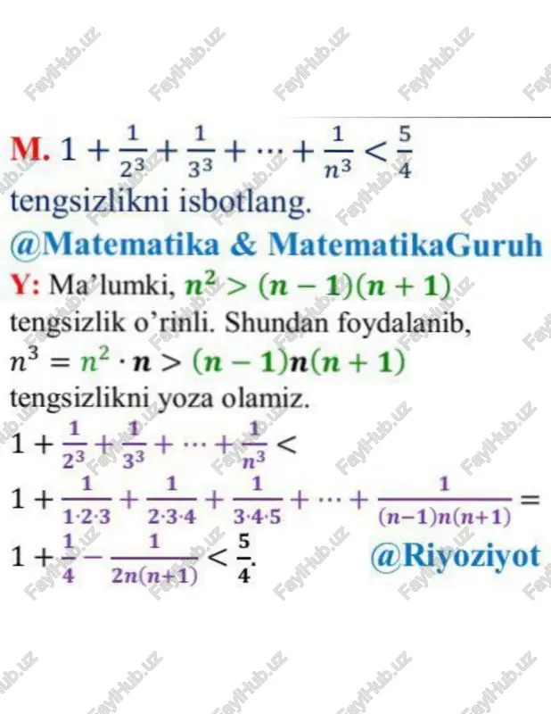matematika dan 2015-2018 yilgacha bolgan murakkab misollar yechimlari - Page 5