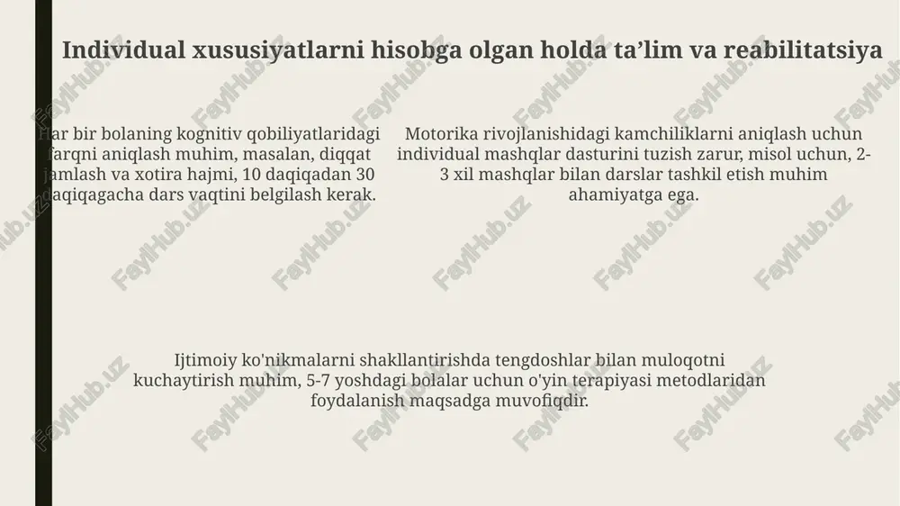 aqli zaif bolalarning individual xususiyatlari - Page 5