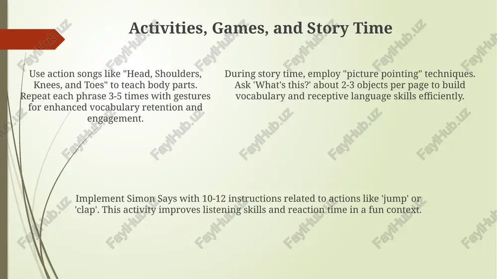 classroom language: useful english phrases for preschool teachers - Page 5
