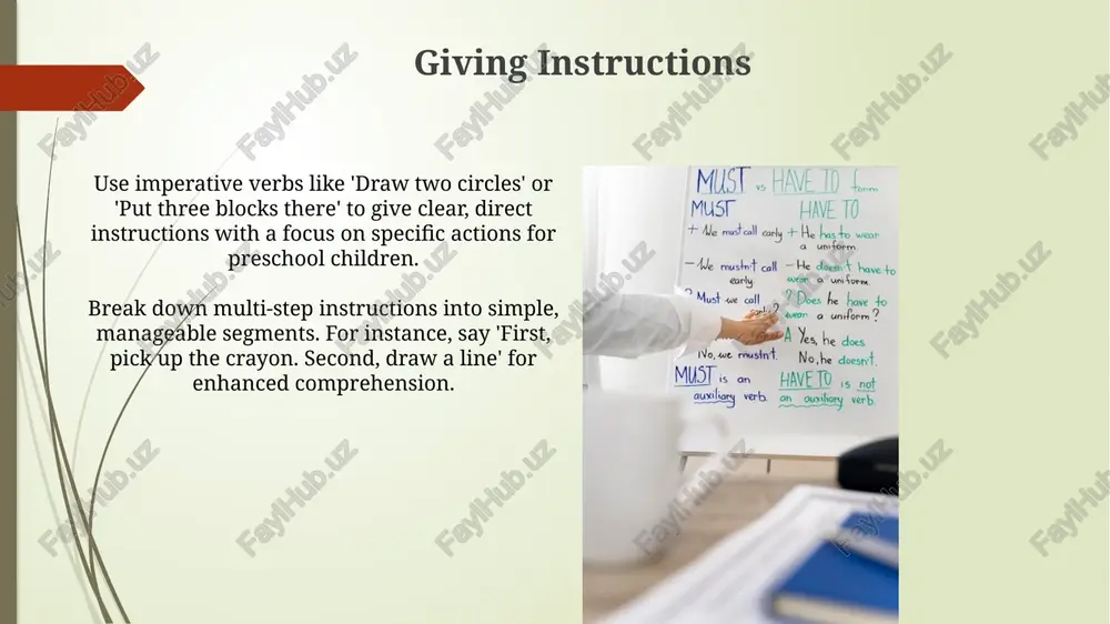 classroom language: useful english phrases for preschool teachers - Page 5