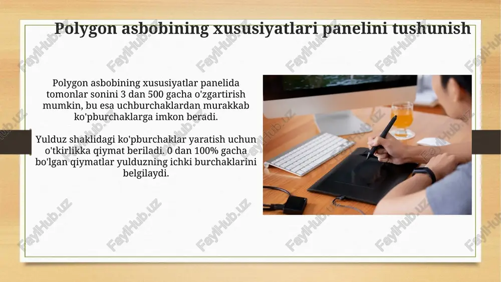 coral draw dasturidagi poligon uskunalarni ishlash - Page 5