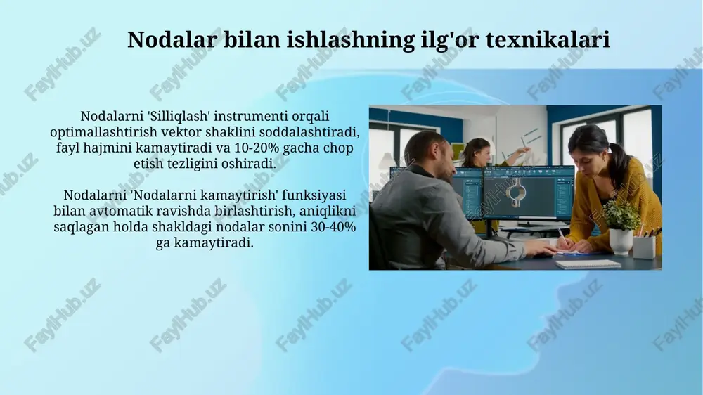 coreldraw dasturi bilan ishlashning qo'shimcha imkoniyatlari - Page 5