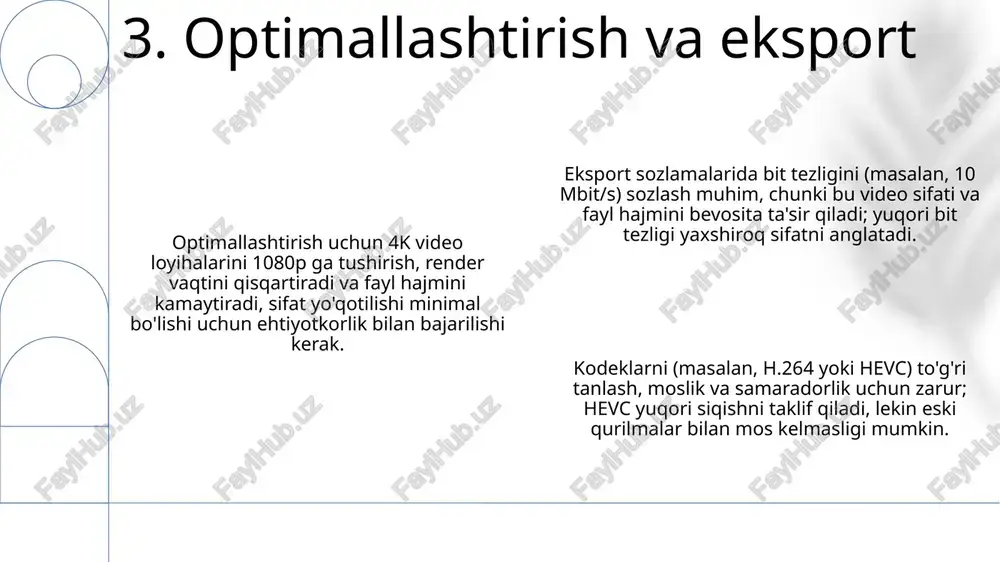 dasturing audio va video fayllarini boshqarish va tahrirlash videomuharrirlar - Page 5