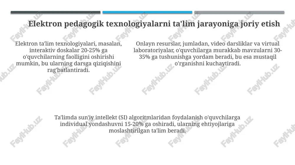 elektron pedagogika va uning o‘ziga xos xususiyatlari - Page 5