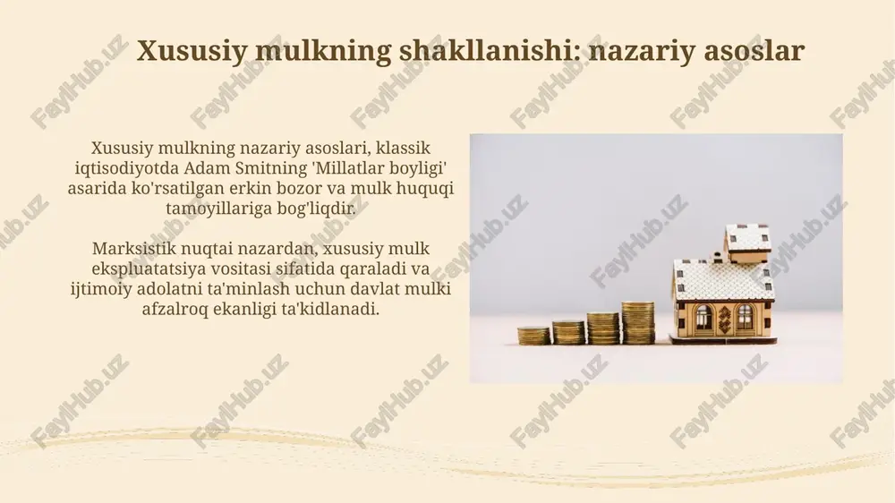 iqtisodiyislohotlarxususiymulkchilikningshakllanishi - Page 5