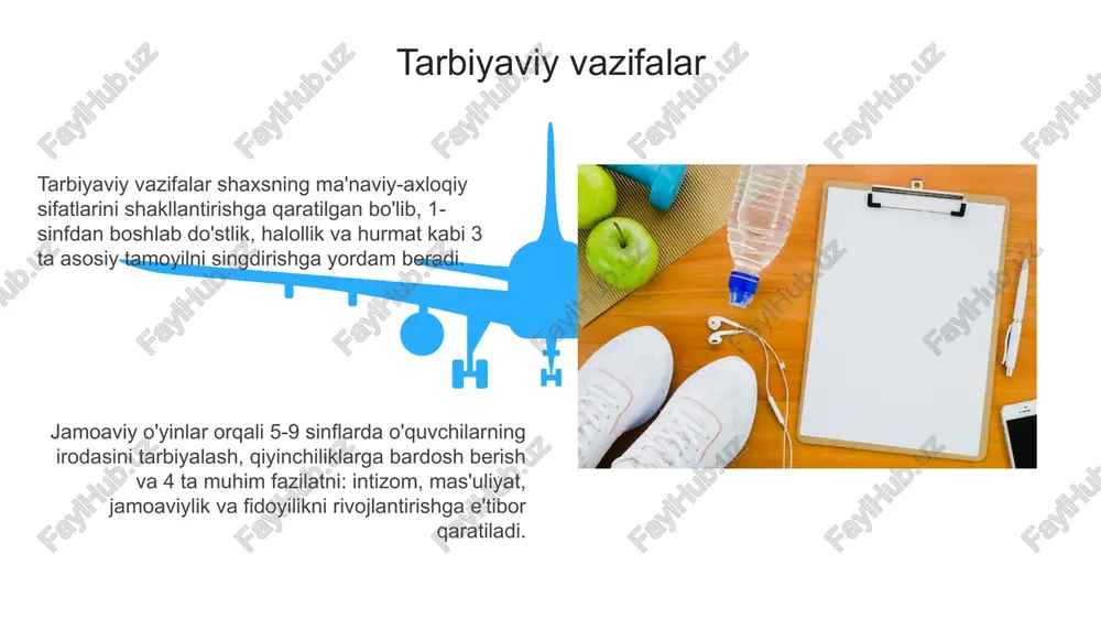 jismoniy tarbiya darslarining vazifalari - Page 5
