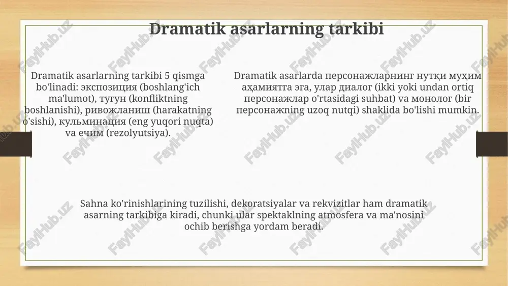 lirik, epik va dramatik asarlar tuzilishi - Page 5