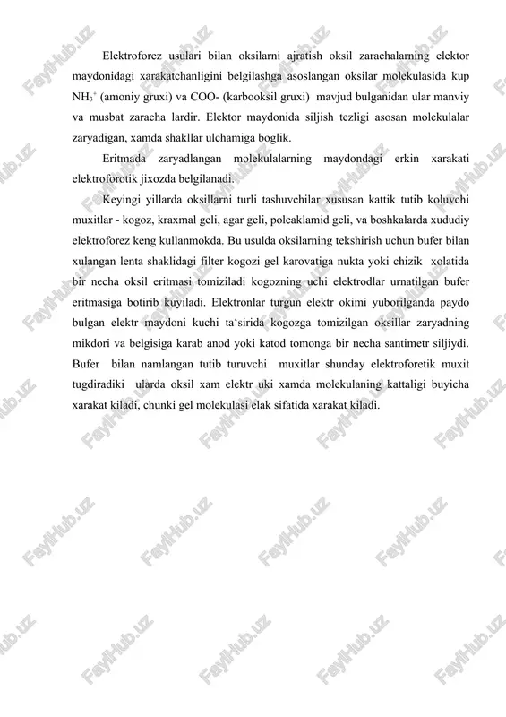 r: 1. yo.x.turakulov. bioorganik . tashkent “uzbekiston” 1996. 2. b.t.muxammadiev “texnik bioorganik dan maruzalar”. buxoro 1995. 3. yo.x.turakulov. “bioorganik ” toshkent ukituvchi, 1970. 4. t.t.berezin, b.f.korovkin. biologicheskaya ximiya. 5. kritovich. l.p “bioorganik rasteniya”vishaya shkola m-1980. 6. v.i.zbarikin bioorganik . meditsina. m 1976. 7. yu.f.zayats. kachestova myaso i myasoproduktov. m.pisheprom. 1978. 8. n.n.kripova, yu.n.lyaskovskaya bioorganik myaso. m. pisheprom. 1978. 9. maksudov. a.r, primuxamedov. i.m bioorganik kimyo “ibn sino” toshkent 1993.