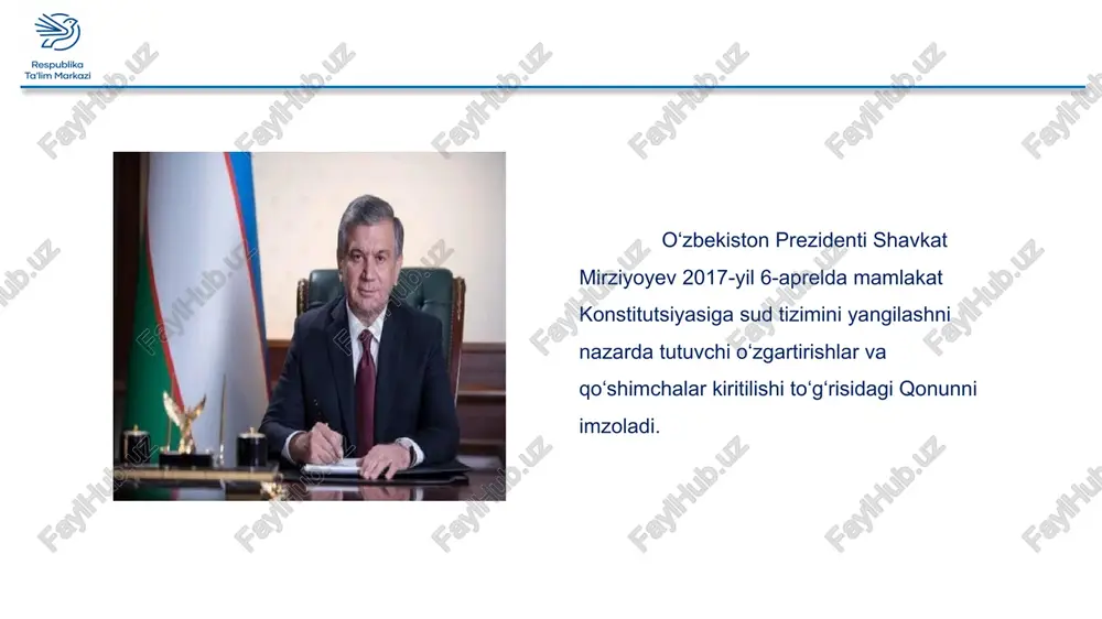 o‘zbekiston respublikasining sud tizimi - Page 5