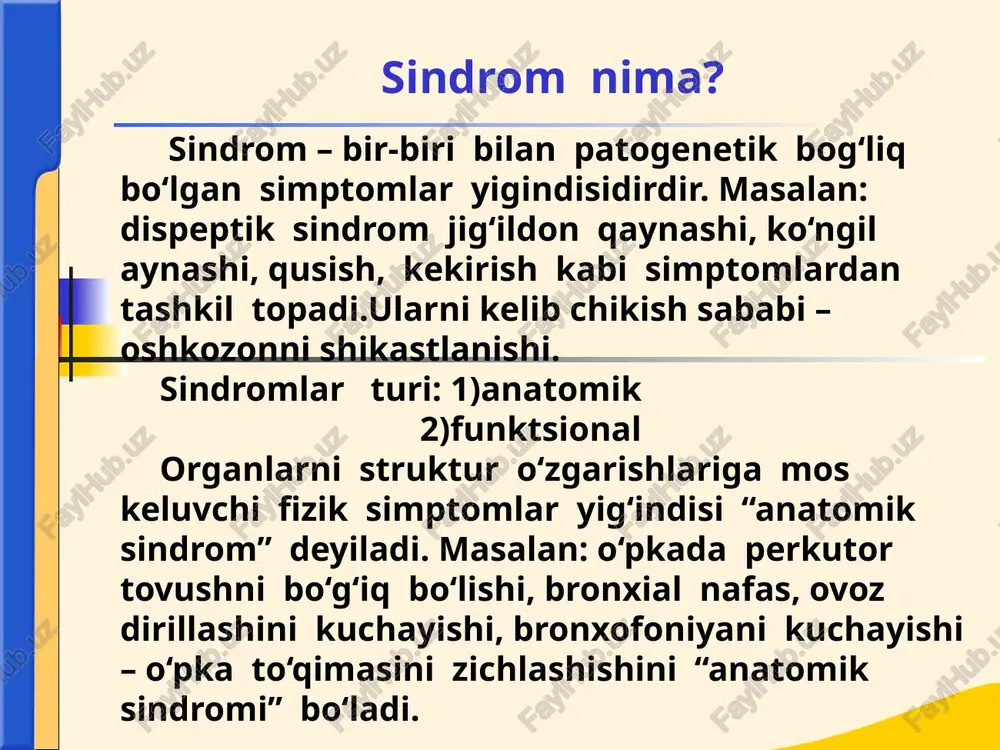 roven tretiy uroven chetvertiy uroven pyatiy uroven evtanaziya klassifikatsiyasi faol evtanaziya sust evtanaziya ixtiyoriy evtanaziya ixtiyorsiz evtanaziya majburiy, zo‘ravonlik bilan amalga oshiriladigan evtanaziya obrazets teksta vtoroy uroven tretiy uroven chetvertiy uroven pyatiy uroven evtanaziya faol evtanaziya o‘limga olib keluvchi inektsiya passiv evtanaziya o‘sv to‘xtatish sun’iy ovqat lantirishni to‘xtatish o‘z xoxshiga ko‘ra evtanaziya o‘zini sog’lig’i to‘g’risida ob’ektiv informatsiyaga ega bo‘lgan bemorni qat’iy talabiga ko‘ra xoxshiga qarshi evtanaziya xastini to‘xta tishga patsient tomonidan so‘ranish yo‘q (davosiz kasallikka uchragan bexush holdagi bemor, og’ir nuќsonli, yashab ketishiga imkon yo‘q yangi tuѓilgan chaqaloqlar va x.k.) majburiy, zo‘ravonlik bilan amalga oshiriladigan evtanaziya harbiy asirlar ustida zo‘ravonlik bilan tibbiyot tajribalarini o‘tkazish (fashistlar germaniyasida o‘tkazilgan) evtanaziyani amalga oshirishda qat’iy amal qilinadigan 5 ta shart. bemor xis qilayotgan jismoniy va ruxiy dard juda og’ir va uni umuman yo‘qotishni iloji yo‘qligi. bemor xaqiqatdan xam yashashka xoxishi yo‘q. evtanaziyani amalga oshirishlarini qayta-qayta iltimos qilishi. bemor qarori mustaqil ravishda o‘zini sog‘lig‘i to‘g‘risida …