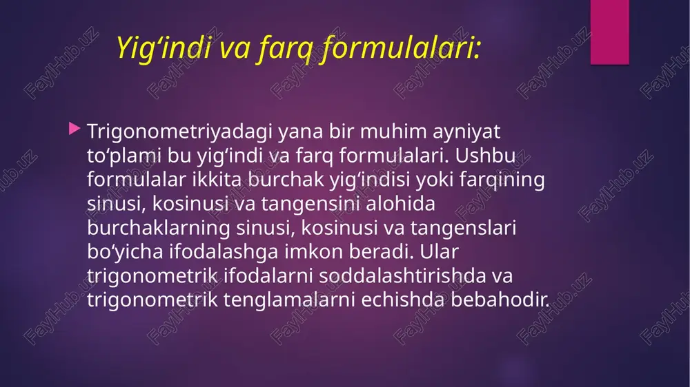 tirigonometrik ayniyatlarni o‘qitish metodikasi va boshqa sohalar bilan bog‘liqligi - Page 5