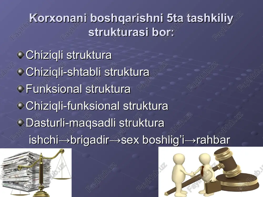 boshqaruvning tashkiliy strukturasi va boshqaruv usullari - Page 5