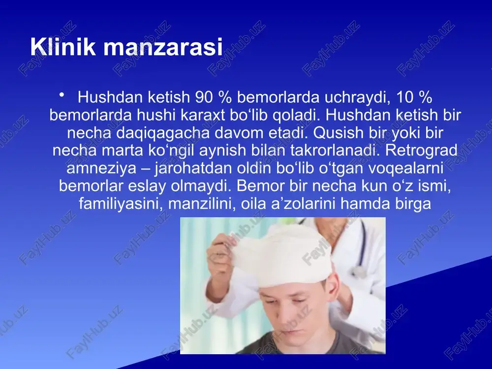 bosh miya shikastlanganda birinchi yordam ko`rsatish - Page 5