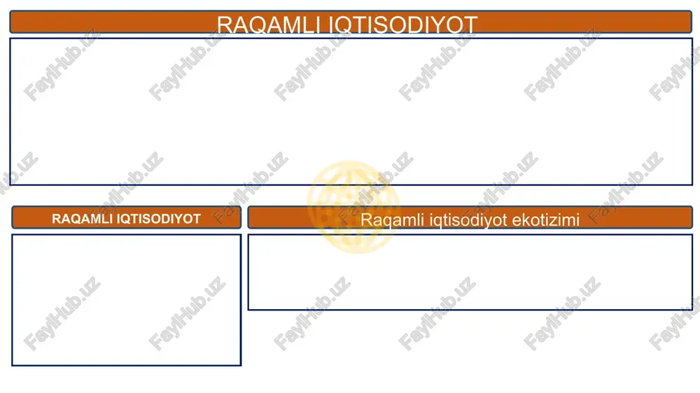 mumkin bo‘lgan beshta asosiy domen aniqlandi: transport, atrof- muhit, biznes samaradorligi, sog‘liqni saqlash, davlat sektori xizmatlari. xitoy iqtisodiy o‘sishning pasayishi bilan bog‘liq iqtisodiy rivojlanishning salbiy tendentsiyalarini bartaraf etish uchun 2004-yilda xxr rahbariyati “aqlli”(raqamli) iq- tisodiyotni qurish tushunchasi ostida mamlakatni qay- ta sanoatlatirishga qaratilgan o‘n yillik (2015-yilgacha) rejani qabul qildi. xitoy uchun asosiy ustuvor strategik xavf- sizlikning muhim tarkibiy qismi sifatida to‘liq at-musta- qilligiga erishish va mahalliy ishlab chiqaruvchilarni o‘zlarining innovatsion ishlab chiqarishlarini shakllan- tirish uchun davlat tomonidan qo‘llab-quvvatlashdir. xitoy 2049-yilda jahon chiqaruv- chisidan sayyora laboratoriyasiga aylanishi, aholining ilmiy-ta’lim va kasbiy bilim darajasini oshirishni kut- moqda. shu maqsadda u uchta sohada – sanoat, moliya va savdo sohasida axborotlashtirish jarayonini jadallashtirmoqchi. 2025-yilga kelib internet iqtiso- diyotning hissasi yalpi ichki mahsulotga nisbatan 10-16% gacha oshishi, bu sohalarda mehnat unum- dorligi taxminan 22% gacha o‘sib, yillik yalpi ichki mahsulotga 2,3 trillion dollar qo‘shishi mumkin. sanoat 4.0 va jamiyat 5.0 raqamli iqtisodiyotni rivojlantirish o‘zbekiston uchun …