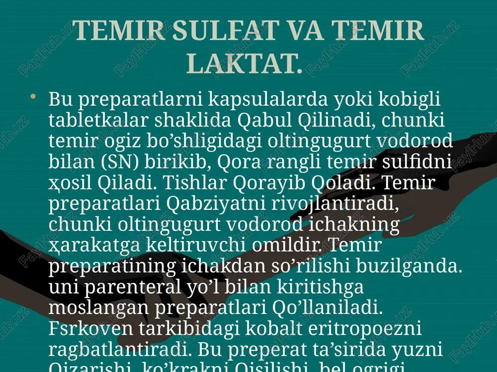 qon hosil bo'lishiga ta'sir etuvchi vositalar - Page 5