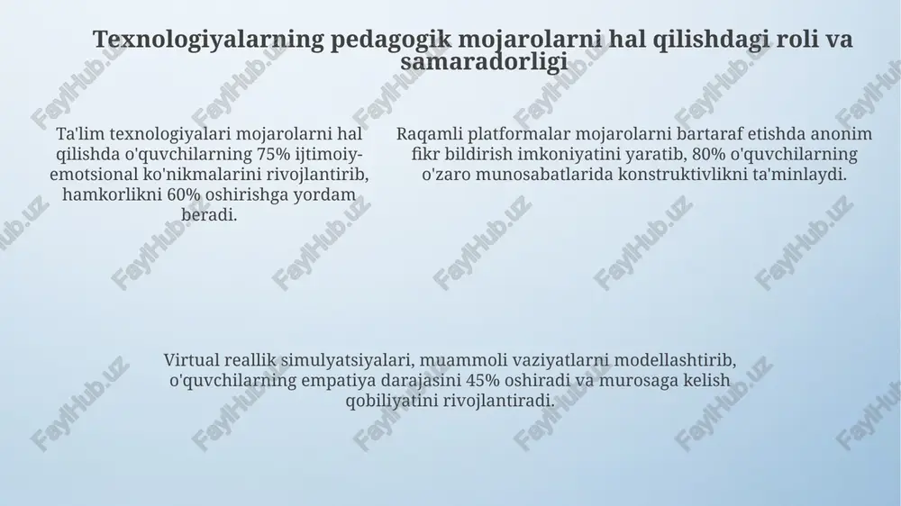 pedagogik mojarolar: mohiyati, sabablari va turlari - Page 5