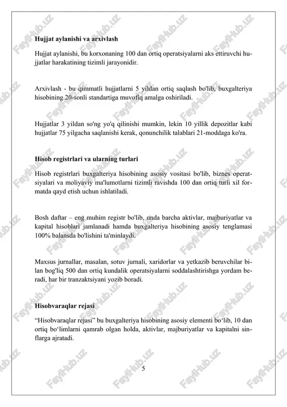 i va kelajakdagi istiqbollarni o'z ichiga oladi, kelgusi 6-12 oy ichida kompaniyaning strategiyasi va moliyaviy maqsadlariga qaratilgan 2-3 ta muhim qadamlar bilan. xulosa ushbu qoʻllanma amaliy operatsiyalar va joriy maʼlumotlarni jamlab, buxgalteriya siyosatini tartibga soladi va hisobdorlikning izchil asosini taʼminlaydi. foydalanilgan adabiyotlar 1. hisob siyosati bo'yicha qo'llanma, haqiqiy operatsiyalar kitobi, joriy hisob ma'lumotlarining qisqacha mazmuni. 2. buxgalteriya hisobi siyosati qo'llanmasi, amaliy operatsiyalarning batafsil bayoni, joriy buxgalteriya hisobi ma'lumotlari jamlanmasi. 3 0 0 0 7