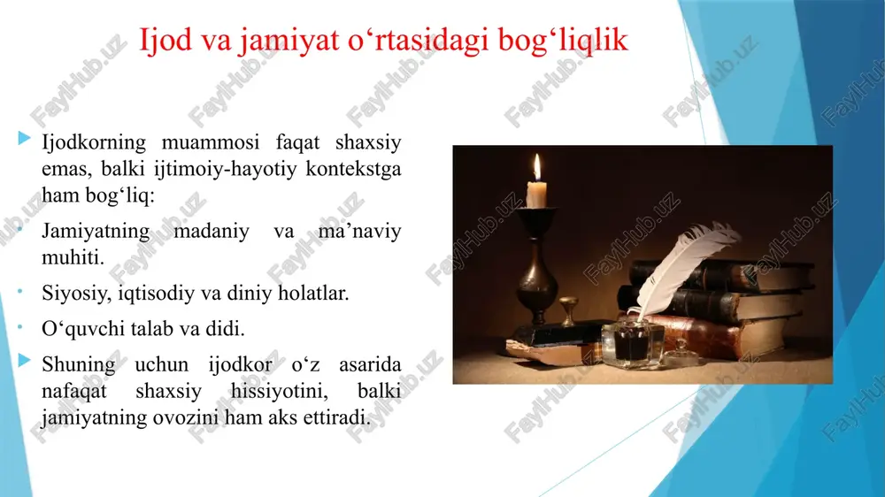 adib jarayonida ijod va ijodkor muammosi - Page 5
