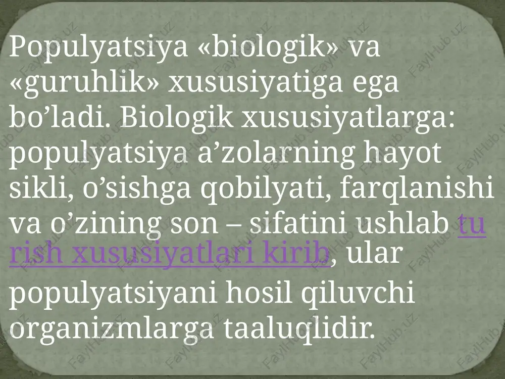 bialogiya va ginetika. - Page 5