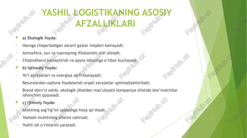 yashil logistika - Page 5