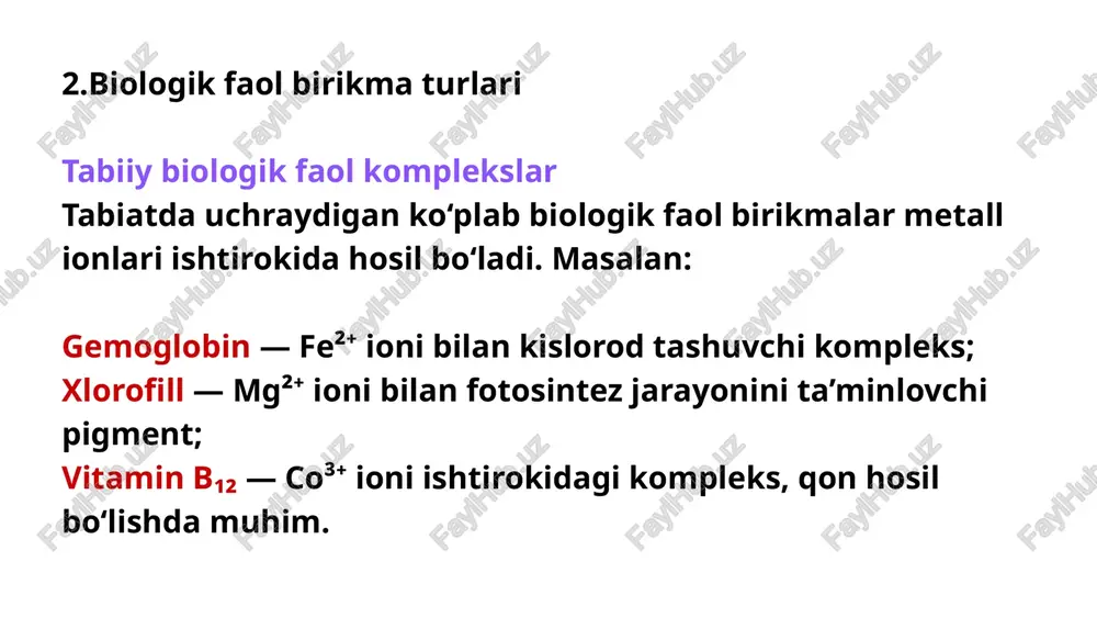 kompleks birikmalar _ biologik faol birikmalar - Page 5