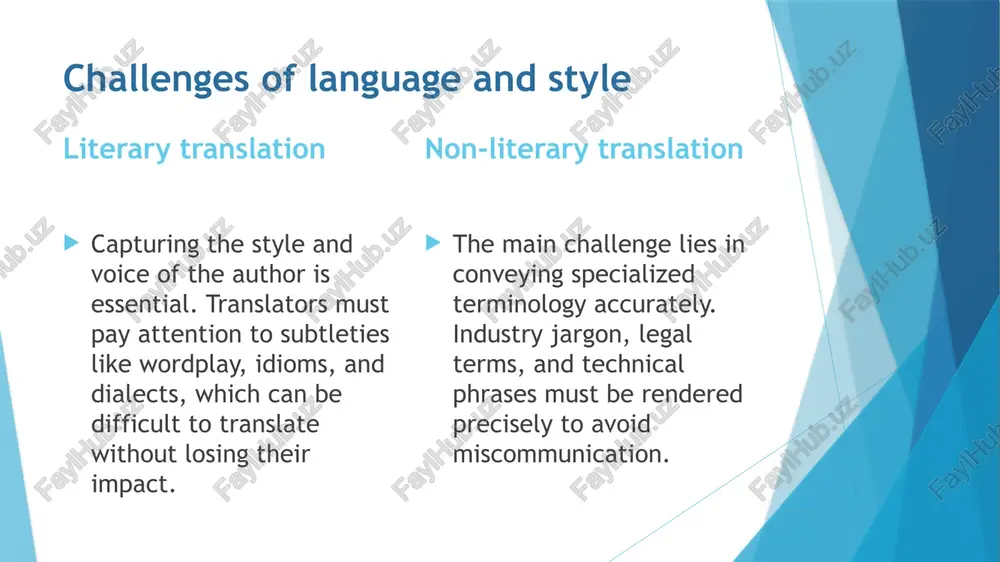 differences between literary and non-literary translation - Page 5