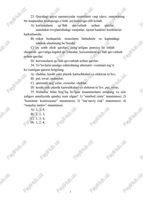 moliyaviy vositachilar - Page 5