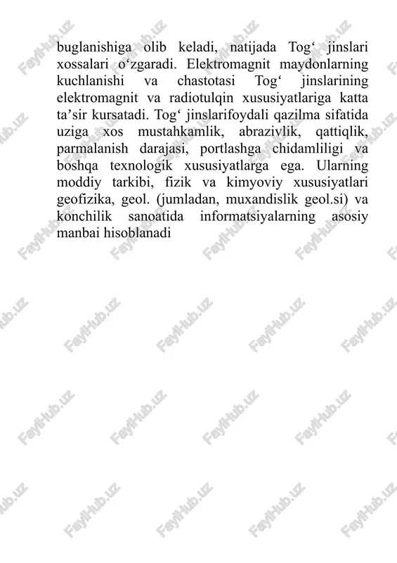 tog’ jinslarining suvga nisbatan xossalari - Page 5