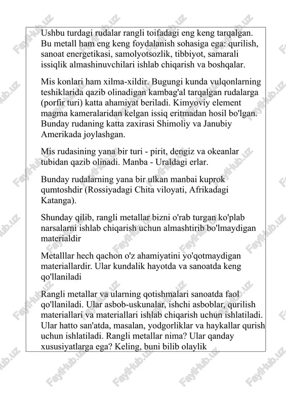 qora va rangli metallurgiya ahamyati - Page 5