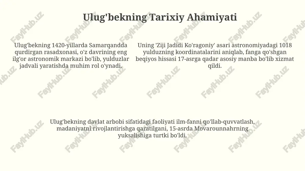 mirzo ulugʻbek – davlat arbobi - Page 5
