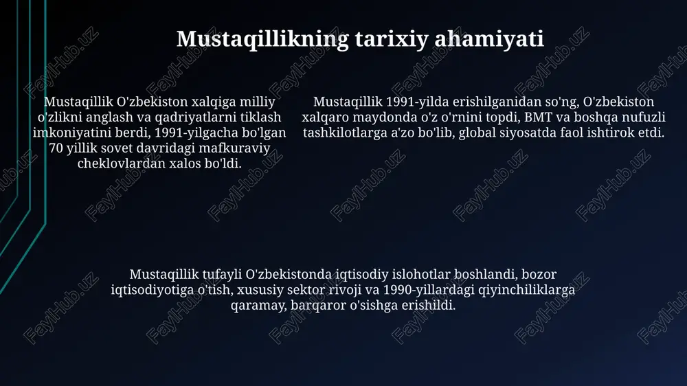 oʻzbekiston respublikasining tashkil topishi va uning tarixiy ahamiyati - Page 5