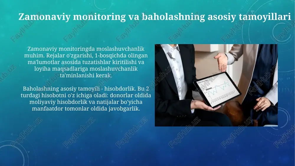monitoring va baholashning zamonaviy usullari - Page 5