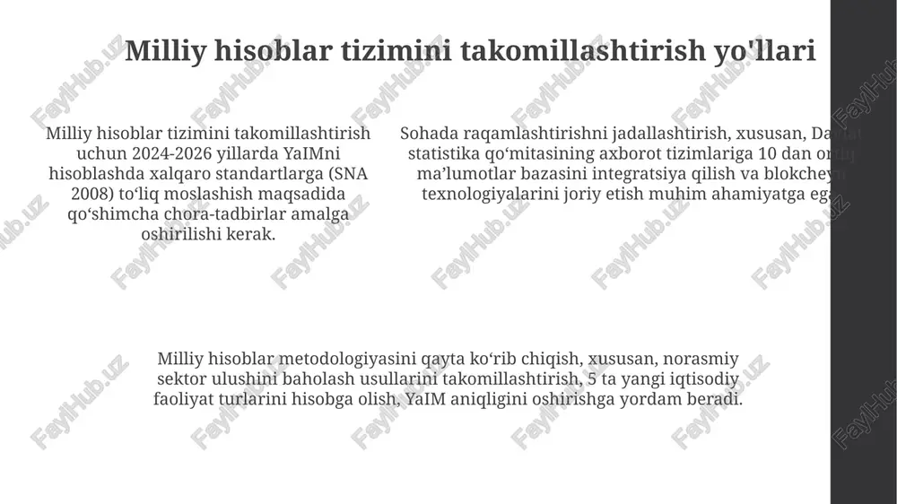 o'zbekistonda milliy hisoblar tizimi - Page 5