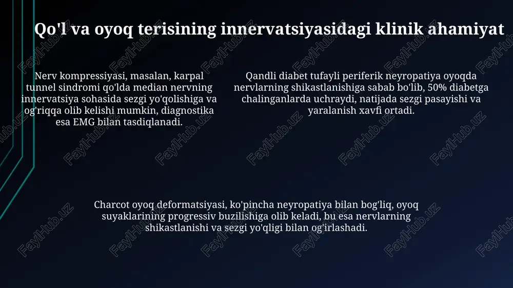 qo‘l va oyoq terisini innervatsiyasi - Page 5