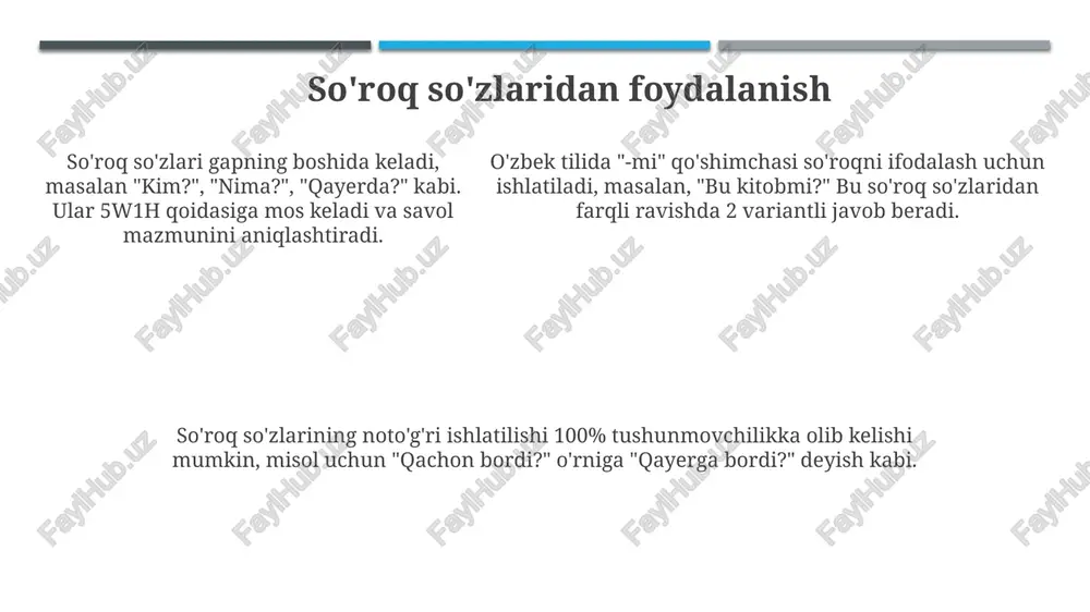 so'roq so'zlarini o'rganish - Page 5