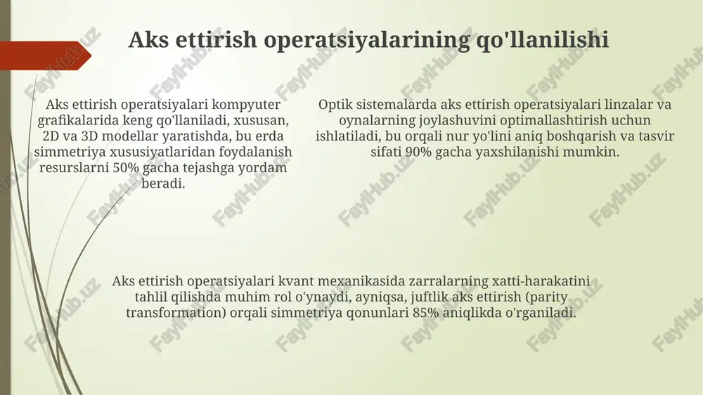 aks ettirish operatsiyalari - Page 5