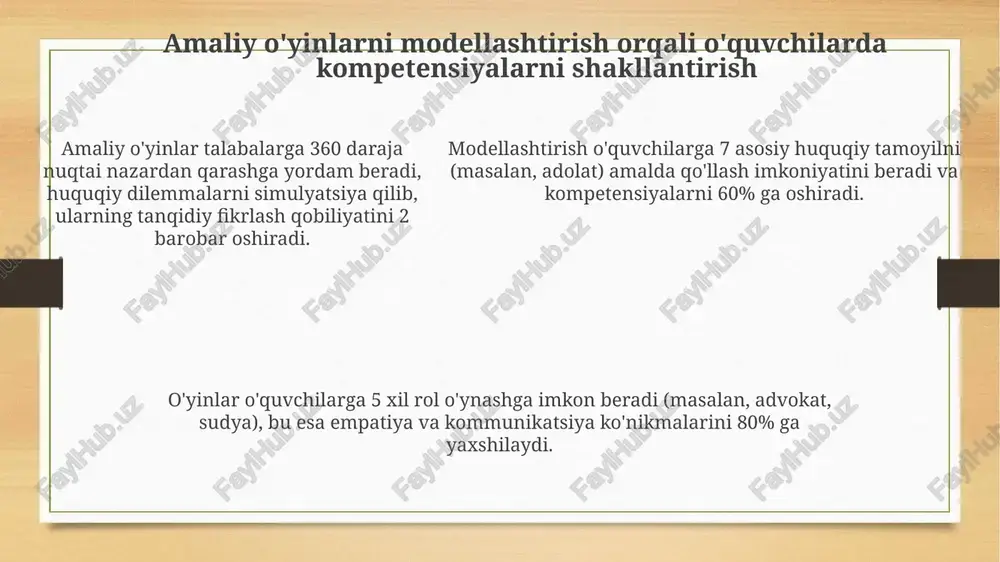 amaliy o'yinlarni modellashtirish usuli - Page 5